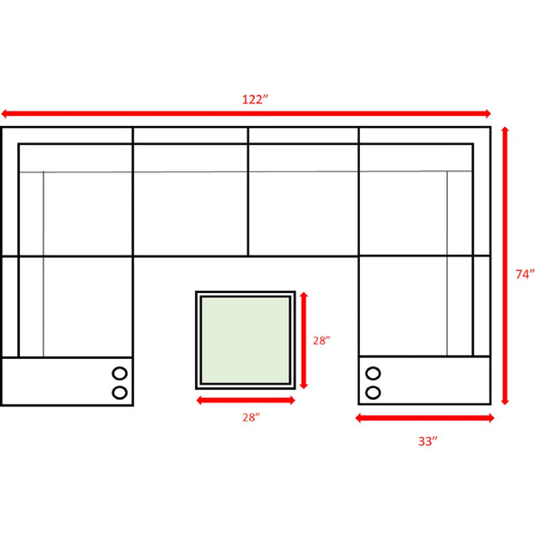 English Elm Fully Assembled 9-Piece Wicker Patio Seating Set With Cushions For Ultimate Outdoor Comfort B120S00129