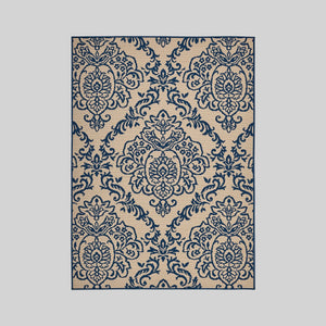 English Elm Christopher Knight Home® - CASPIAN Ivory 5'3" x 7' Machine-Woven Polypropylene Rug, Loop Pile, Durable Woven Backing - Stylish 65820.00