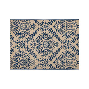 English Elm Christopher Knight Home® - CASPIAN Ivory 5'3" x 7' Machine-Woven Polypropylene Rug, Loop Pile, Durable Woven Backing - Stylish 65820.00