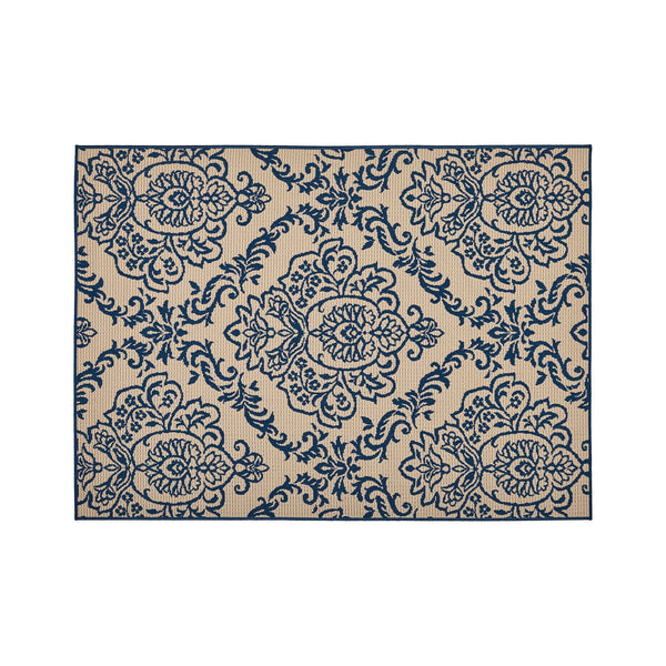 English Elm Christopher Knight Home® - CASPIAN Ivory 5'3" x 7' Machine-Woven Polypropylene Rug, Loop Pile, Durable Woven Backing - Stylish 65820.00