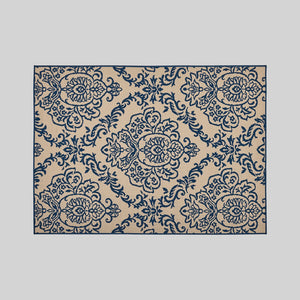 English Elm Christopher Knight Home® - CASPIAN Ivory 5'3" x 7' Machine-Woven Polypropylene Rug, Loop Pile, Durable Woven Backing - Stylish 65820.00
