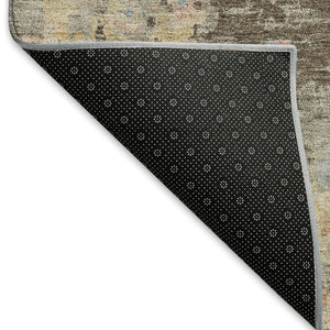 HomeRoots 5' X 8' Floral Indoor/Outdoor Area Rug - Durable, Washable, Stain-Resistant, Perfect for High-Traffic Spaces 658394