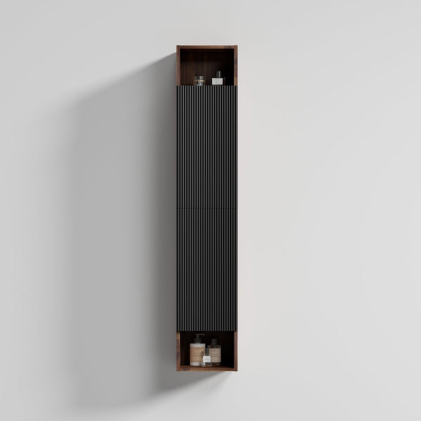 English Elm Cc1014s110.309 Floating Wall Cabinet Walnut Grille Mid-century Bathroom Storage W1865S00180