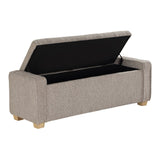 OSP Home Furnishings Bethwin Storage Bench Fog