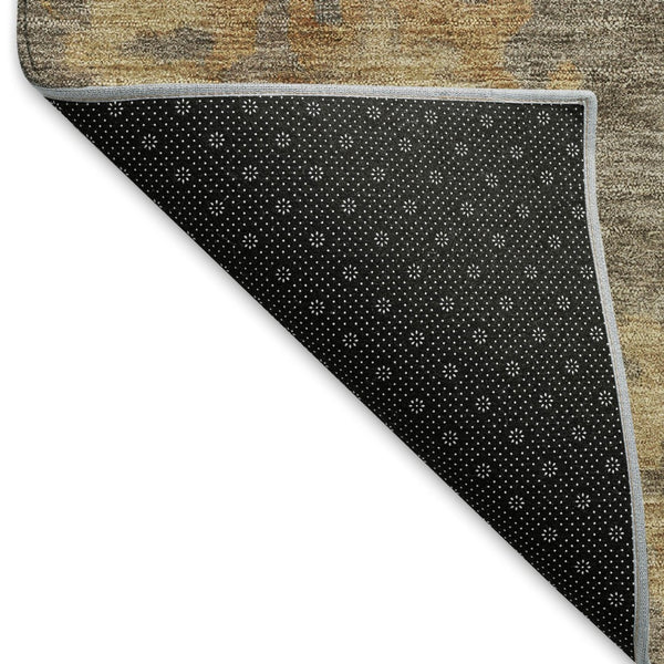 HomeRoots 10' Indoor Outdoor Area Rug - Stylish Taupe Beige Brown Floral Design, Washable & Durable for All Spaces 658548