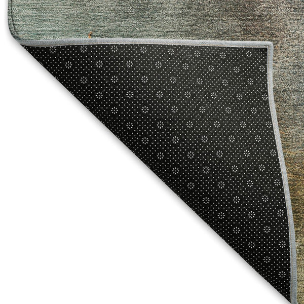 HomeRoots 10' Beige & Gray Abstract Washable Area Rug - Durable Indoor/Outdoor Style for High-Traffic Spaces 658596