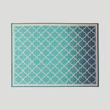 Christopher Knight Home® - Noble House - Laguna Outdoor 5'3" X 7' Ombre Area Rug, Blue and Ivory