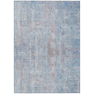 HomeRoots 10' Blue and Blush Abstract Washable Area Rug - Durable, Stain-Resistant, Indoor/Outdoor Style for Any Space 658722