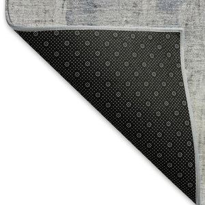 HomeRoots 8' Taupe and Gray Round Abstract Rug – Stylish, Washable, Durable Indoor/Outdoor Area Essential! 658743