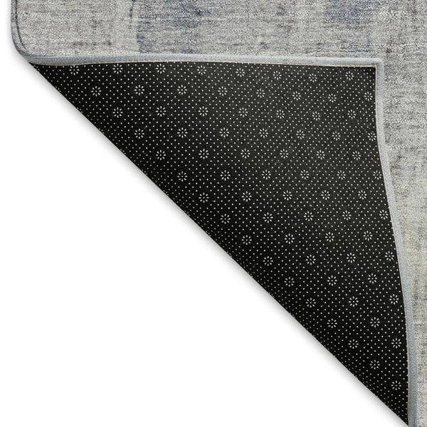 HomeRoots 8' Taupe and Gray Round Abstract Rug – Stylish, Washable, Durable Indoor/Outdoor Area Essential! 658743