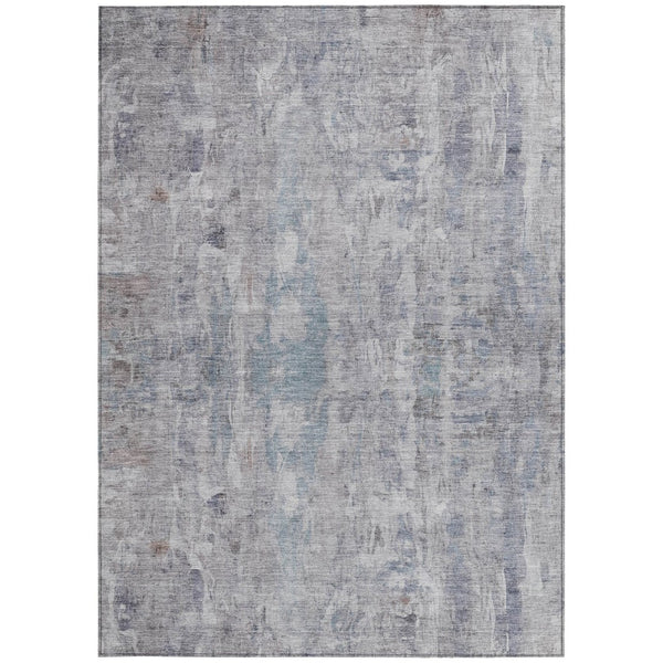 HomeRoots 9' X 12' Taupe and Gray Abstract Area Rug - Stylish, Washable, Durable for Indoor & Outdoor Spaces 658745