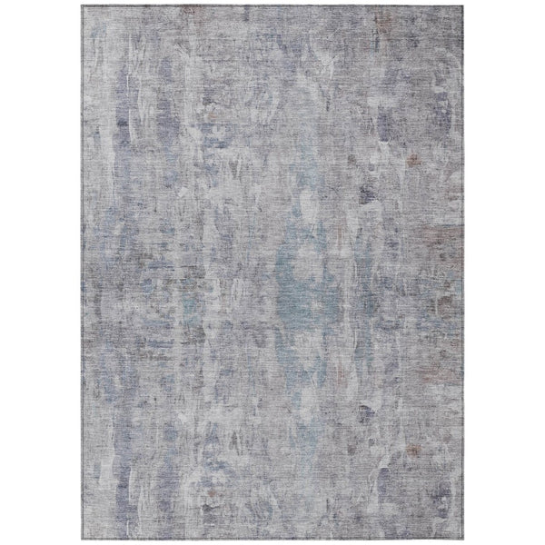 HomeRoots 9' X 12' Taupe and Gray Abstract Area Rug - Stylish, Washable, Durable for Indoor & Outdoor Spaces 658745