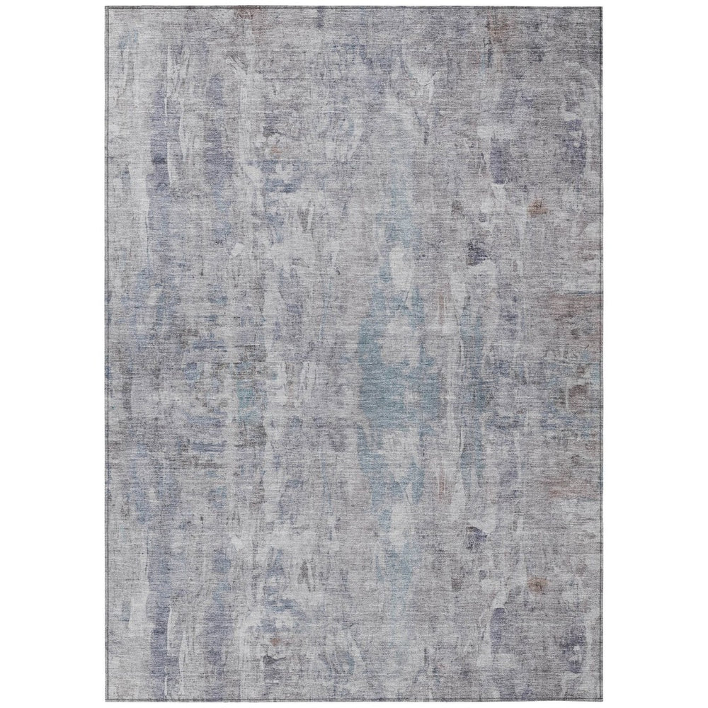 HomeRoots 10' X 14' Durable Taupe and Gray Abstract Washable Area Rug for Indoor and Outdoor Spaces 658746