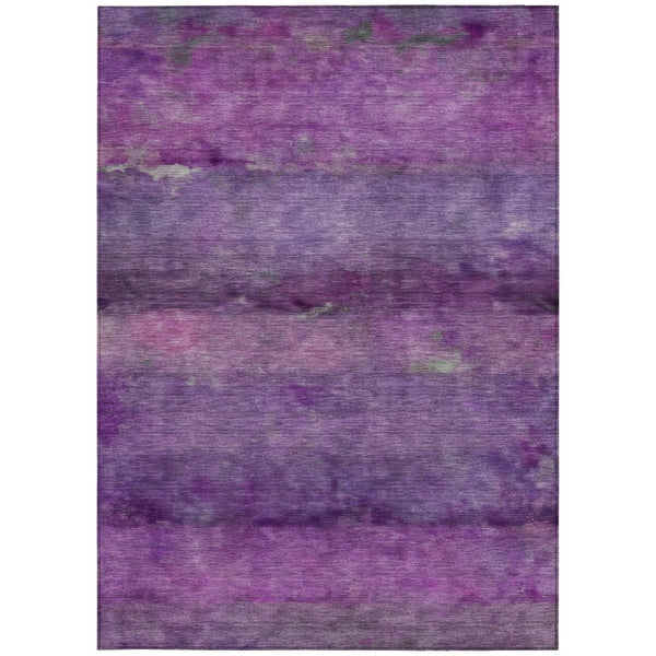 HomeRoots 10' Abstract Purple & Plum Washable Area Rug - Indoor/Outdoor Durable, Stylish, & Easy Care Design 658800