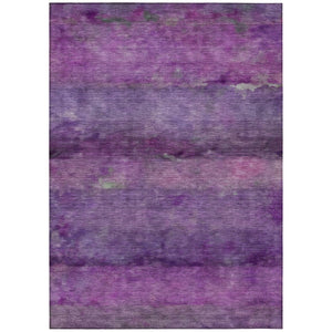 HomeRoots 10' Abstract Purple & Plum Washable Area Rug - Indoor/Outdoor Durable, Stylish, & Easy Care Design 658800