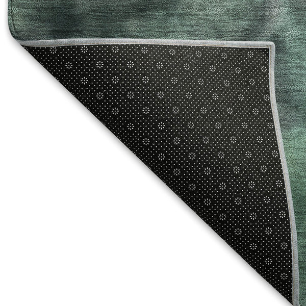 HomeRoots 9' X 12' Vibrant Teal Blue & Purple Abstract Area Rug - Washable, Durable, Indoor/Outdoor Versatility! 658841