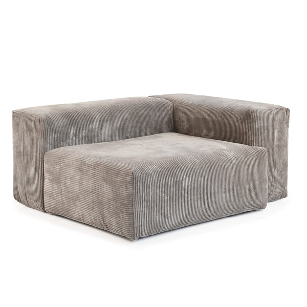 English Elm Pixel Modern Modular Sofa – Versatile L-Shaped 4-Seater Corduroy Comfort For Family Spaces B341S00025-GIGA