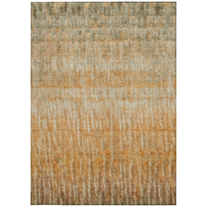 HomeRoots 10' Copper & Beige Abstract Area Rug – Stylish, Washable, Durable for Indoor & Outdoor Spaces! 659034