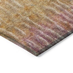 HomeRoots 10' Vibrant Orange, Blue & Beige Abstract Washable Area Rug for Indoor & Outdoor Use - Durable & Stylish! 659046