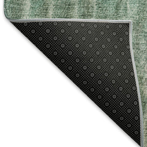 HomeRoots 8' Teal Blue and Beige Abstract Indoor-Outdoor Area Rug – Stylish, Washable, and Durable for All Spaces 659049