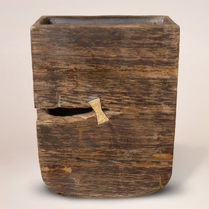 HomeRoots Brown Wood Pot Planter – Rustic Charm & Versatile Design for Indoor Plants, Perfect Gift Idea! 659053