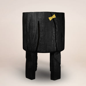 HomeRoots Black Wood Pot Planter – Elegant Matte Finish for Indoor Plants, Versatile Home Decor Accent Piece 659056