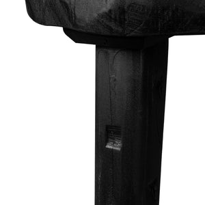 HomeRoots 19" Black Solid Wood Round End Table – Stylish, Versatile Accent for Living Rooms, Bedrooms & More! 659062
