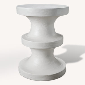 HomeRoots 22" White Wood Round End Table - Modern Design, Versatile Use, Fully Assembled, Ideal for Small Spaces 659068