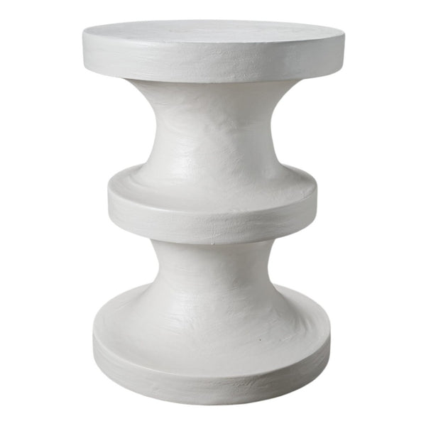 HomeRoots 22" White Wood Round End Table - Modern Design, Versatile Use, Fully Assembled, Ideal for Small Spaces 659068