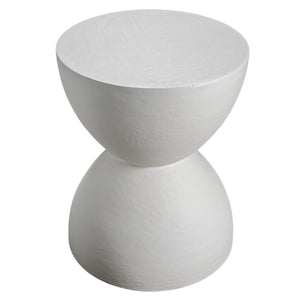 HomeRoots 21" White Wood Square End Table - Modern Accent Table for Small Spaces, No Assembly Required, Durable Design 659069