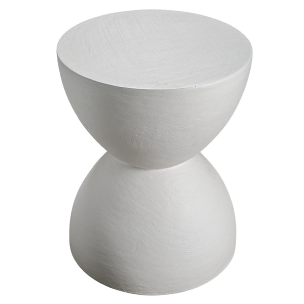 HomeRoots 21" White Wood Square End Table - Modern Accent Table for Small Spaces, No Assembly Required, Durable Design 659069
