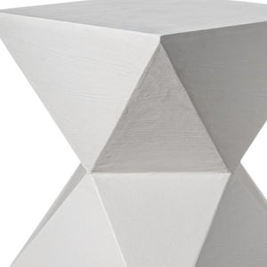 HomeRoots 19" Compact White Wood Round End Table - Modern Accent for Small Spaces, Fully Assembled & Versatile 659070