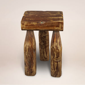 HomeRoots 24" Brown Solid Wood Square End Table – Versatile, No Assembly Required, Perfect for Living or Bedroom Use! 659072