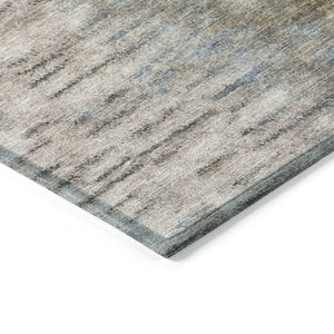 HomeRoots 8' X 10' Washable Indoor Outdoor Area Rug in Brown, Taupe & Ivory - Durable, Stylish & Easy Care! 659135