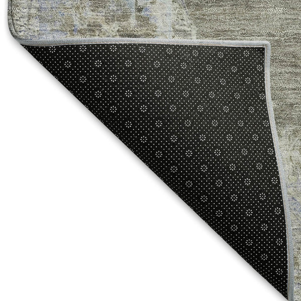 HomeRoots 5' X 8' Brown Beige Blue Medallion Washable Area Rug - Durable, Stylish, Indoor & Outdoor Use! 659199
