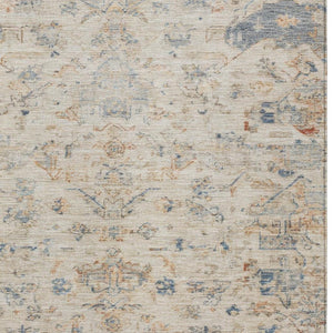 HomeRoots 10' Elegant Beige and Gray Medallion Washable Area Rug for Indoor/Outdoor Use – Durable & Stylish! 659239