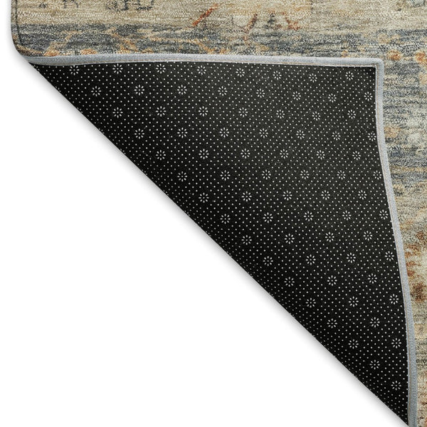 HomeRoots 8' X 10' Beige and Gray Tribal Washable Area Rug - Stylish, Durable, Indoor/Outdoor Versatility! 659297