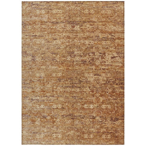 HomeRoots 5' X 8' Chili Red and Brown Ikat Area Rug – Stylish, Durable, Washable for Indoor and Outdoor Spaces 659367