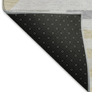 HomeRoots 10' Modern Lavender, Silver & Gray Geometric Washable Area Rug for Indoor/Outdoor Spaces - Durable & Stylish 659585