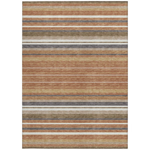 HomeRoots 10' Chili Red Indoor Outdoor Area Rug - Durable, Stylish, Washable Design for High Traffic Spaces 659681
