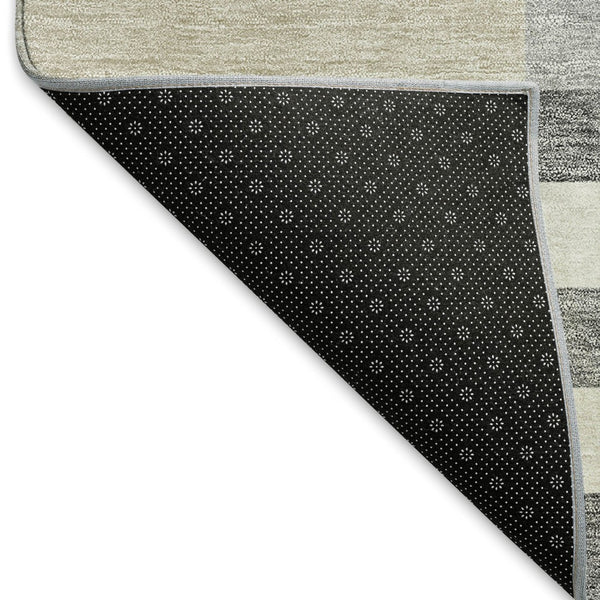 HomeRoots 8' X 10' Contemporary Geometric Washable Area Rug – Stylish, Durable, Indoor/Outdoor Use, Easy Care 659745
