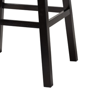 Baxton Studio Baxton Studio Avril Swivel Barstool Set - Modern White Faux Leather & Stylish Nailhead Trim BBT5210A1-BS-White