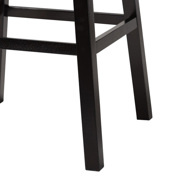 Baxton Studio Baxton Studio Avril Swivel Barstool Set - Modern White Faux Leather & Stylish Nailhead Trim BBT5210A1-BS-White