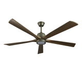 English Elm 60" Modern Wood Ceiling Fan With Light and Remote Control,6-Speed Noiseless Reversible Dc Motor, Ceiling Fan For Kitchen Dinning Living Room