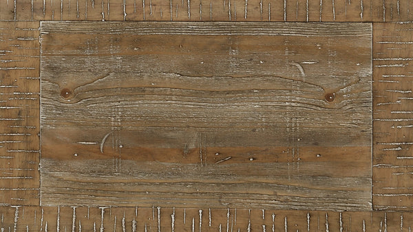 English Elm Wallace & Bay - Taupe Rustic 2-Drawer Nightstand in Sandstone Buff Finish, Solid Wood Accent Table with Easy-Care Design B2709P212336