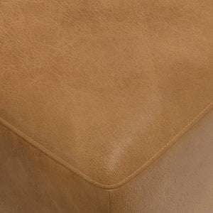 English Elm Rex Left Sectional Sofa & Ottoman Set - Handcrafted Leather Comfort For Modern Living Spaces B136P199264-GIGA