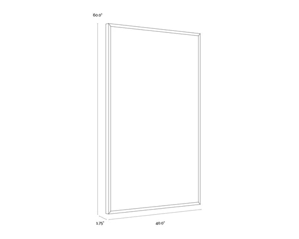Sunpan TURNING Wall Art - 40" x 60" Bronze Floater Frame with Organic Tree-Ring Design for Any Space II A0429