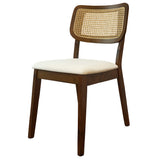 English Elm Ashcroft Furniture - Kaden Cream Velvet Dining Chair (Set Of 2)