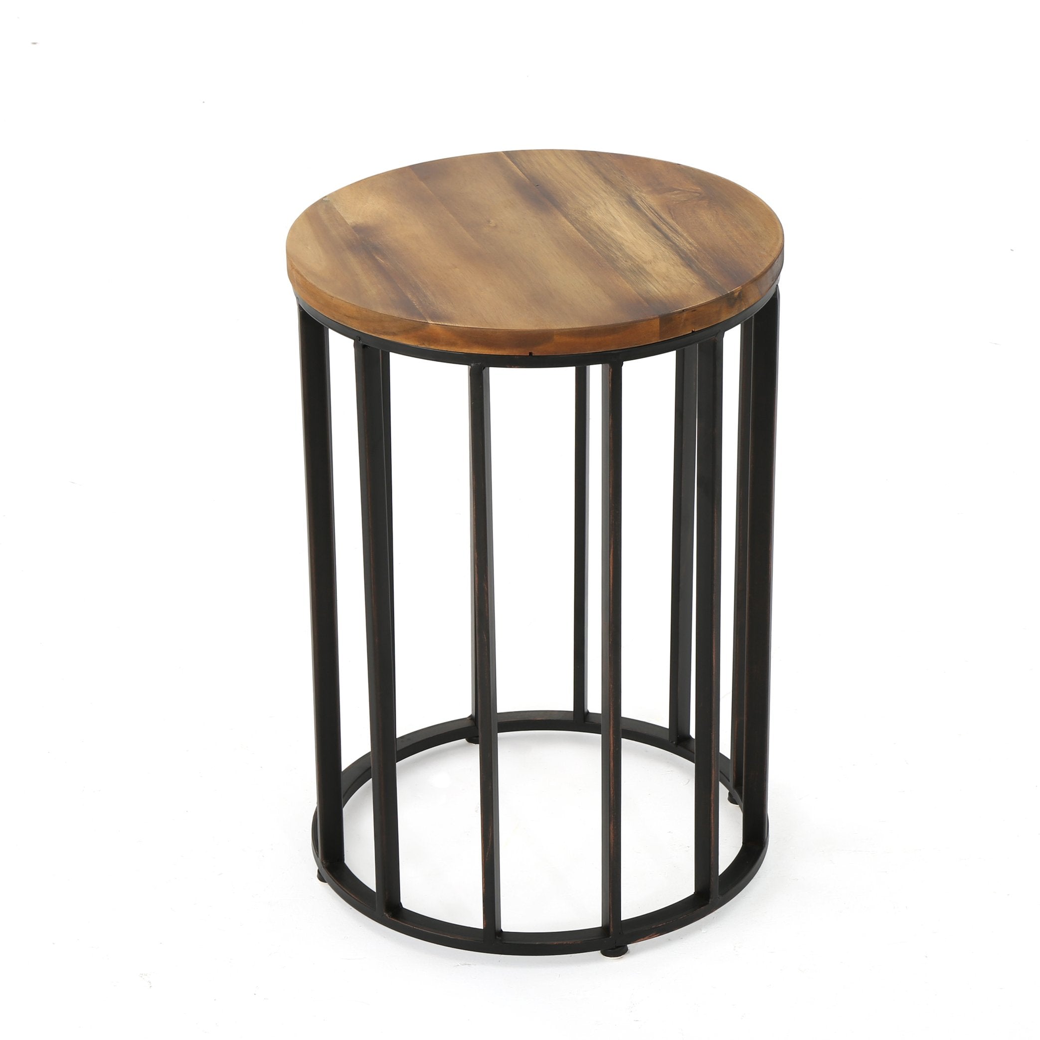 Christopher Knight Home Outdoor Acacia Wood Side Table - Thumbnail 4