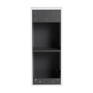 English Elm 12" Bathroom Side Cabinet - Space-Saving Wall-Mount Design With Soft-Close Doors & Modern Style W999P248644